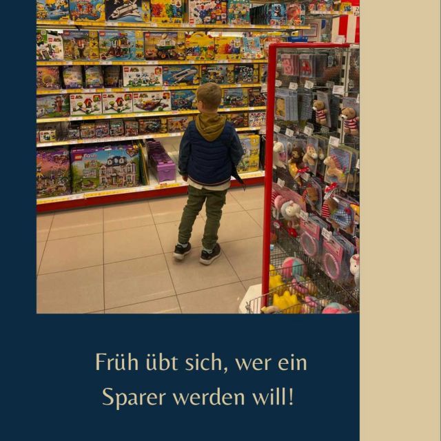 Früh übt sich wer Sparer werden will © Fux Law